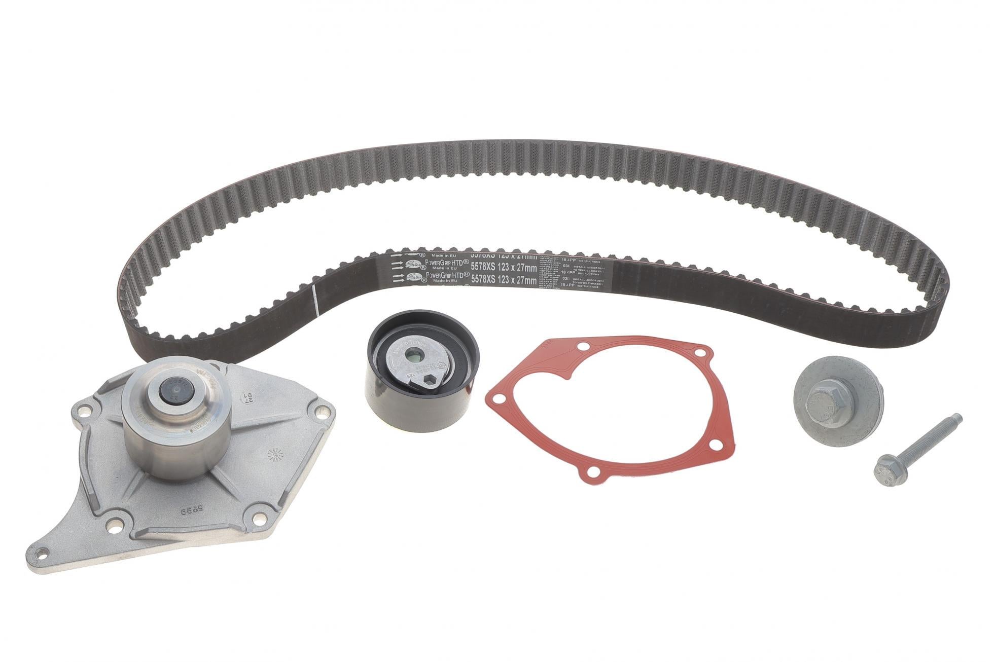 Комплект ГРМ с помпой Renault Kangoo 1.5dCi 01- 123x27 (KP15578XS GATES)