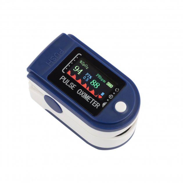 Пульсоксиметр FINGERTIP PULSE Oximeter Color TFT Синий (IR003548)