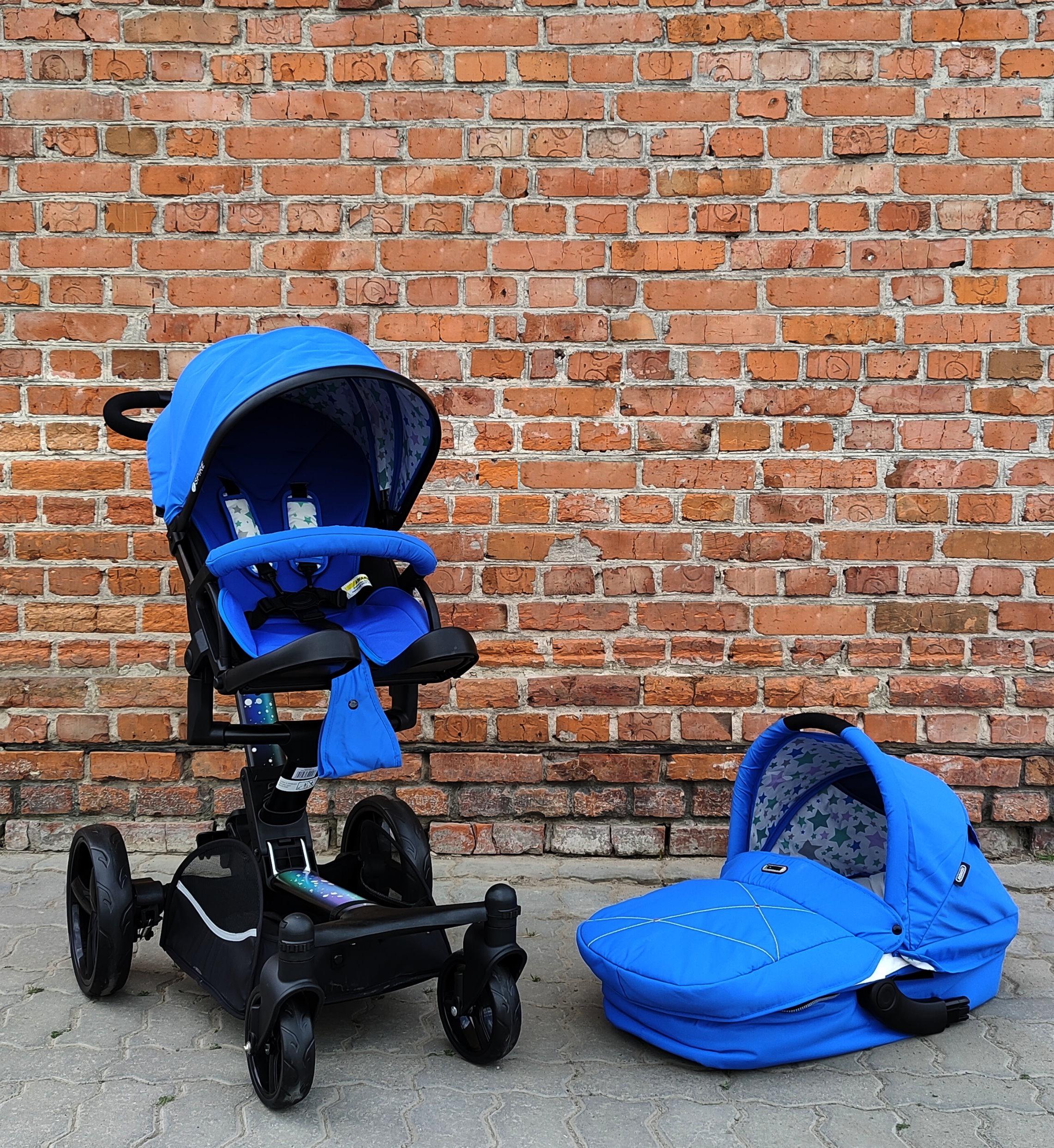 Коляска Eichhorn Stroller Inspire 2в1 Голубой - фото 6