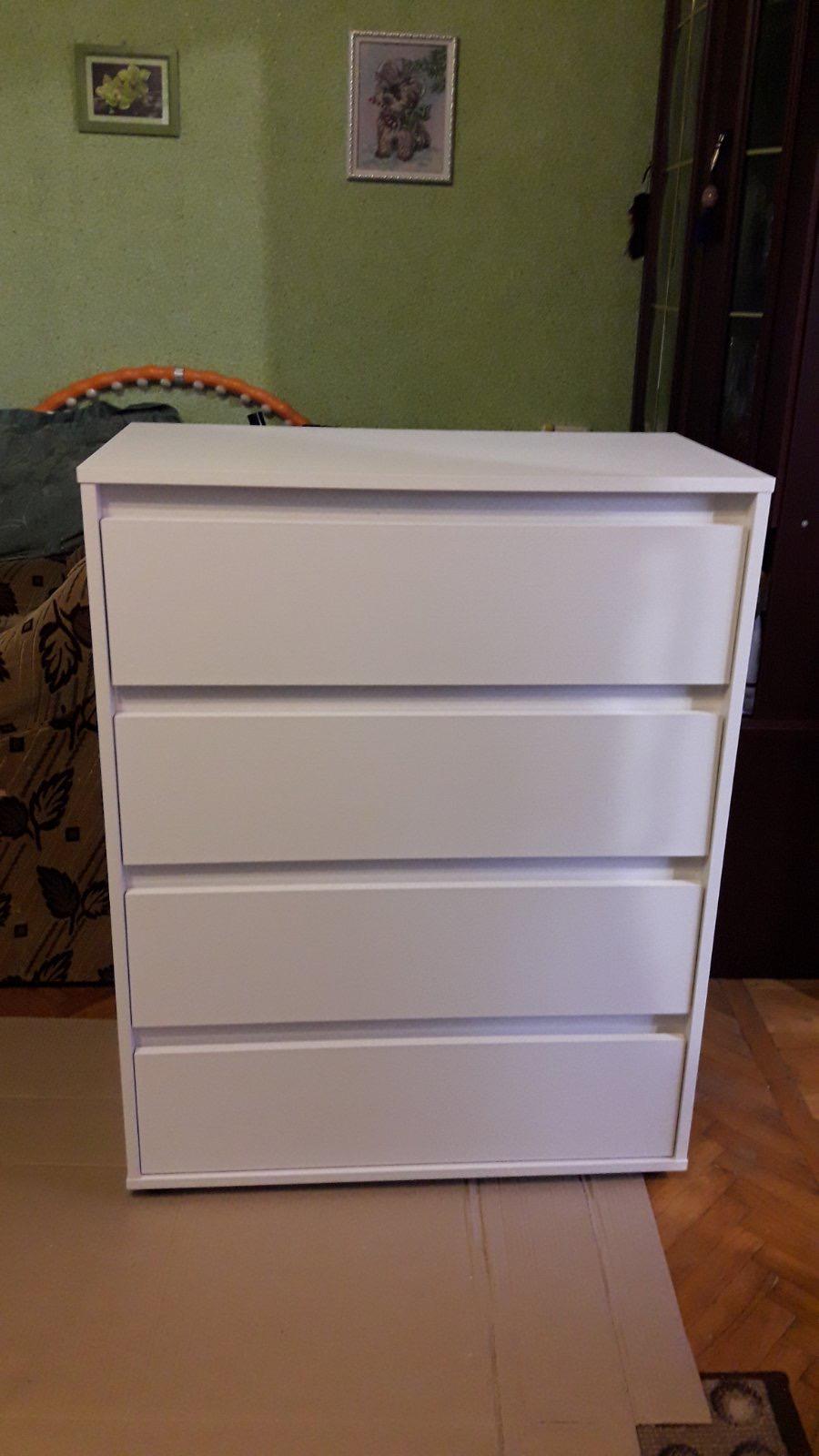 Комод Компаніт на 4 шухляди 80х42х103 см Німфея альба (5780127) - фото 6 Комод Компаніт на 4 шухляди 80х42х103 см Німфея альба (5780127) - фото 6