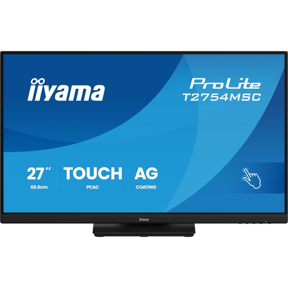 Монитор сенсорный Iiyama ProLite T2754MSC-B2AG Black (33352854)