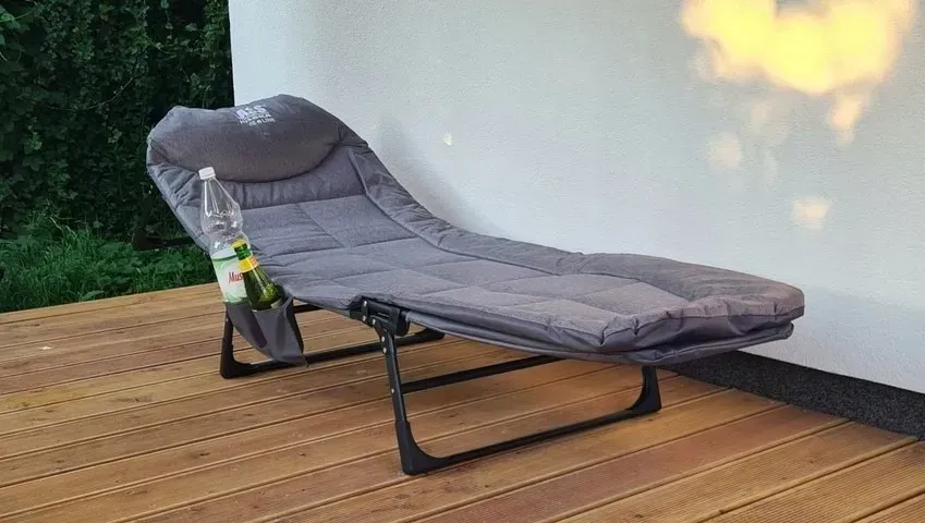 Розкладачка з регулюванням Bass Polska BH 31005 з матрацом 200х64х30 см Сірий - фото 7 Розкладачка з регулюванням Bass Polska BH 31005 з матрацом 200х64х30 см Сірий - фото 7