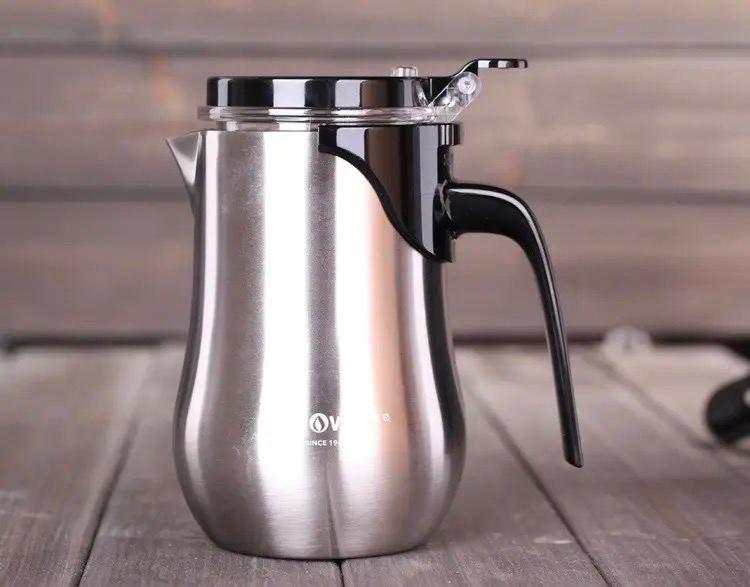 Чайник-тіпод гунфу Kamjove ТО-650 з кнопкою нержавіюча сталь 650 мл (317)