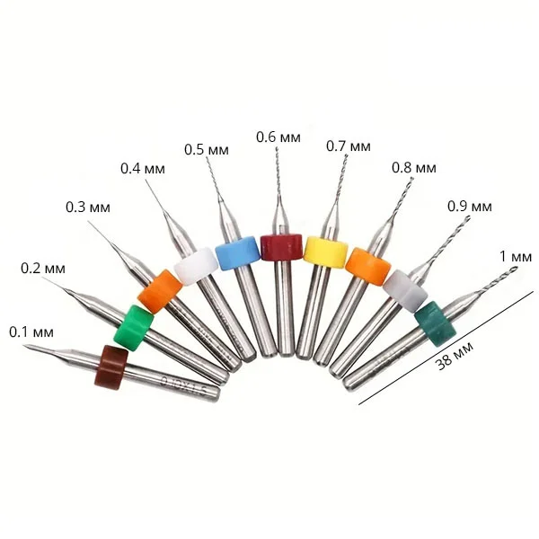 Набор минисверл 10 шт. (G00031) - фото 8