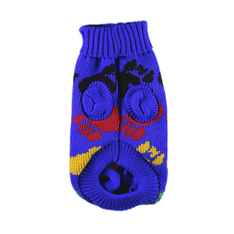 Свитер для собак Taotaopets 357704 Лапки S Blue