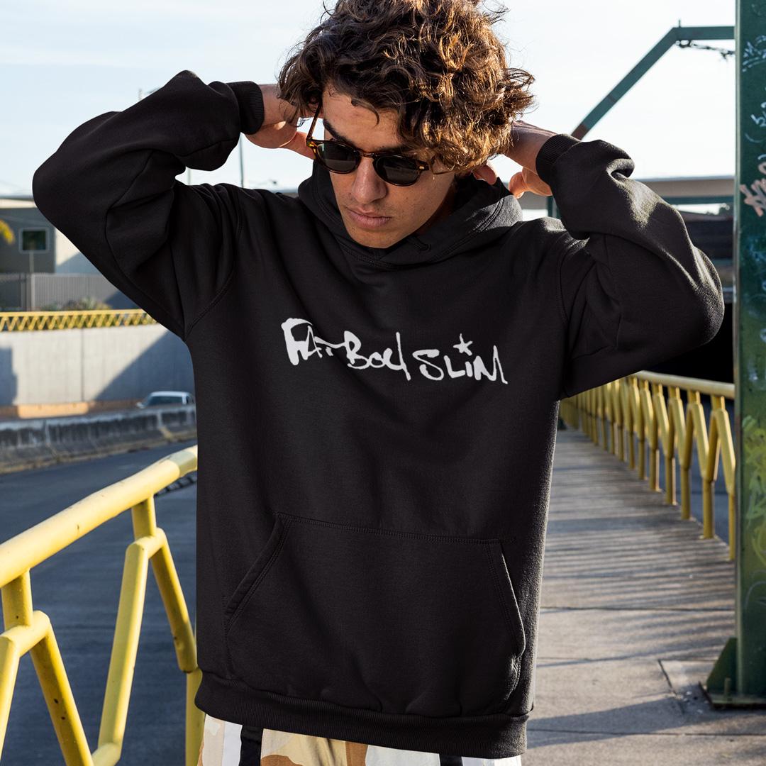Худі флісовий унісекс Fatboy Slim Logo 2XL Чорний (31932307)