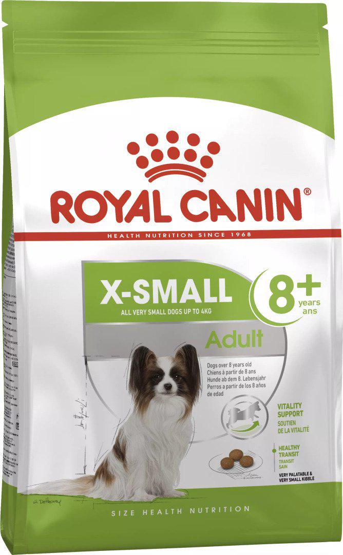 Корм сухий для собак малих порід Royal Canin Xsmall Adult 8+ 3 кг (3182550831352)