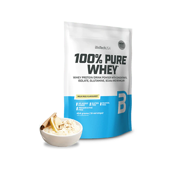 Протеин BioTechUSA 100% Pure Whey 454 g 16 servings Rice pudding