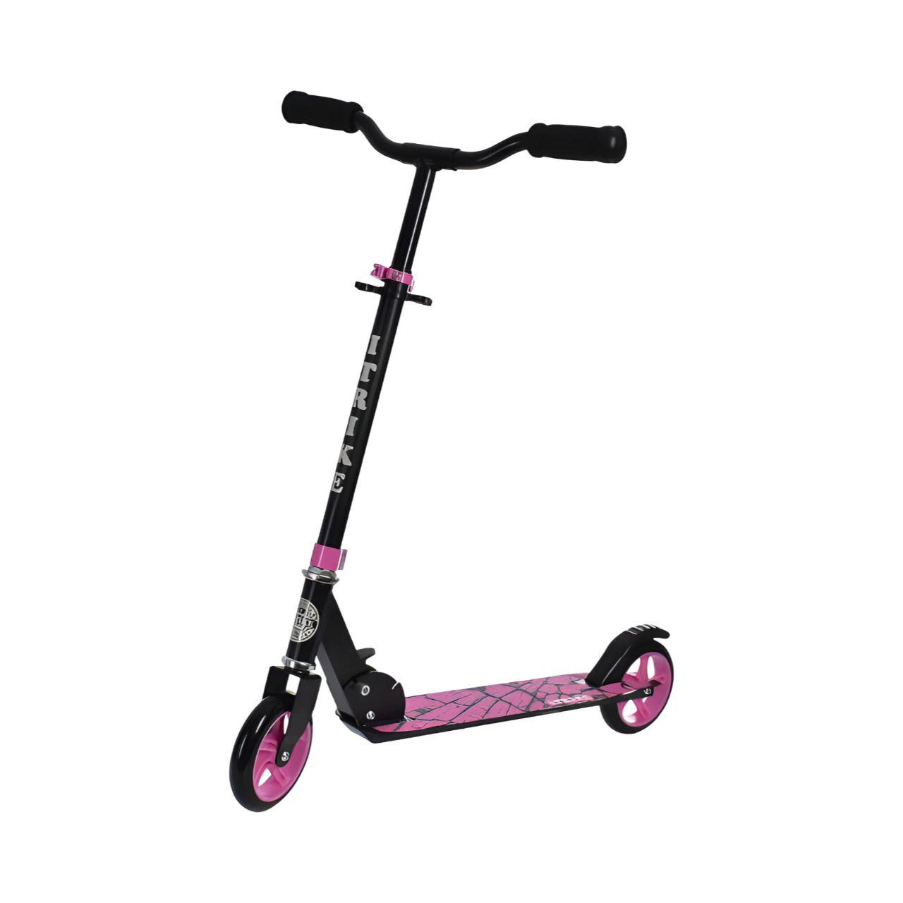 Городской самокат SR 2-039-8-P алюминиевый с регулируемым рулем и поролоновыми ручками Розовый (26497054) - фото 1