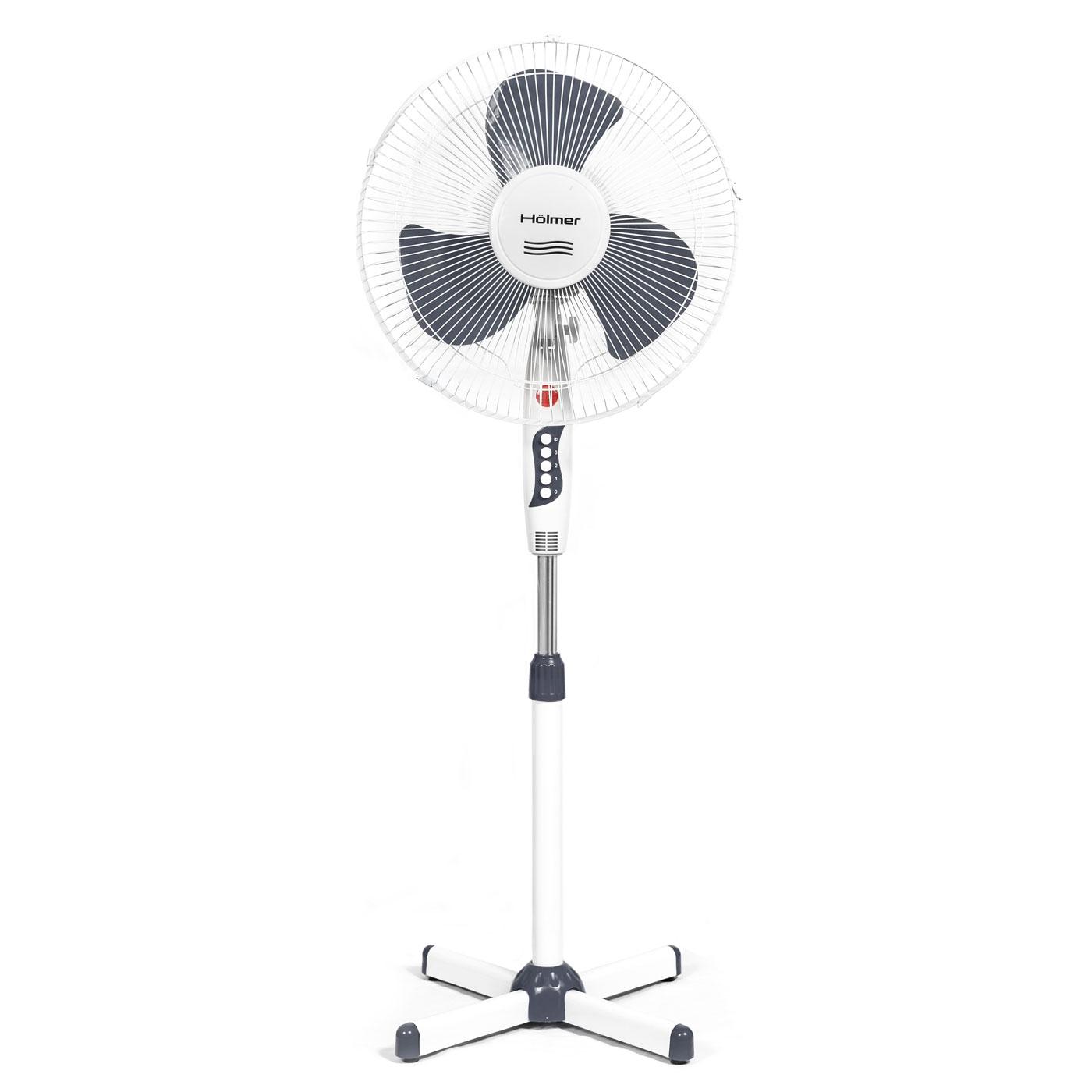 Вентилятор напольный Holmer HFS-1216G White/Gray (205237)