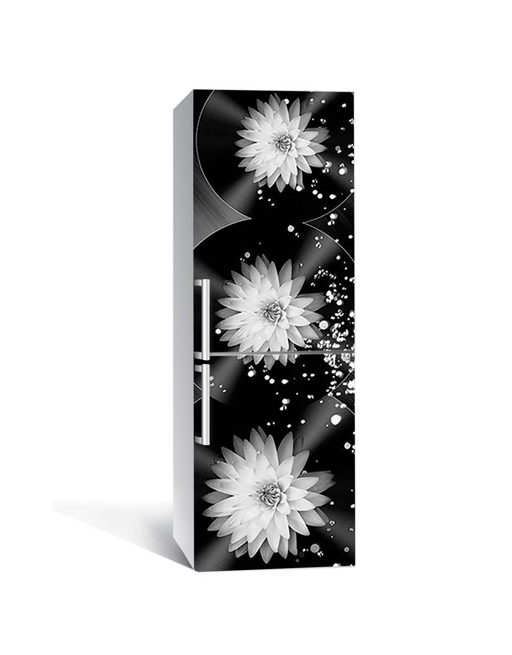 Наклейка 3D на холодильник Zatarg aГеоргины Сферы 650х2000 мм (1274514111)