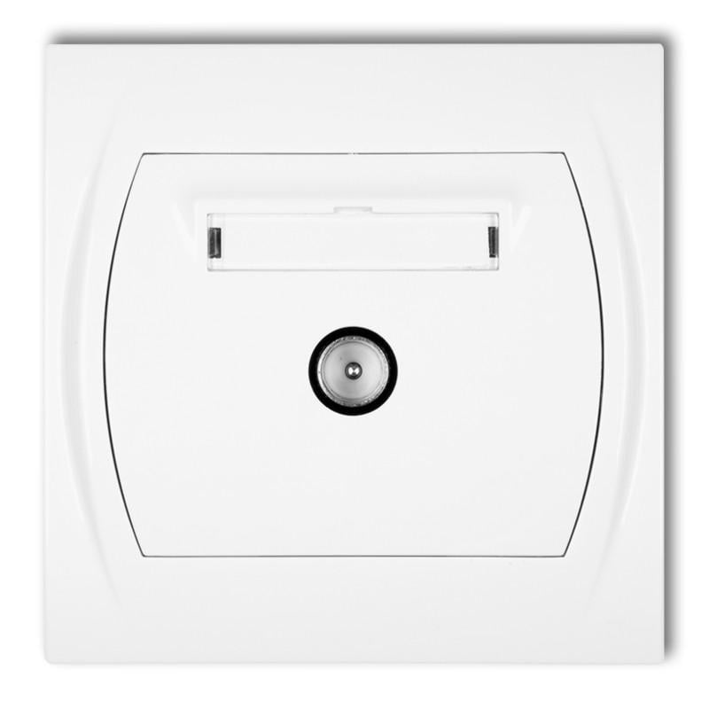 ТВ-розетка Karlik Logo Белый (LGTV-1) ТВ-розетка Karlik Logo Белый (LGTV-1)