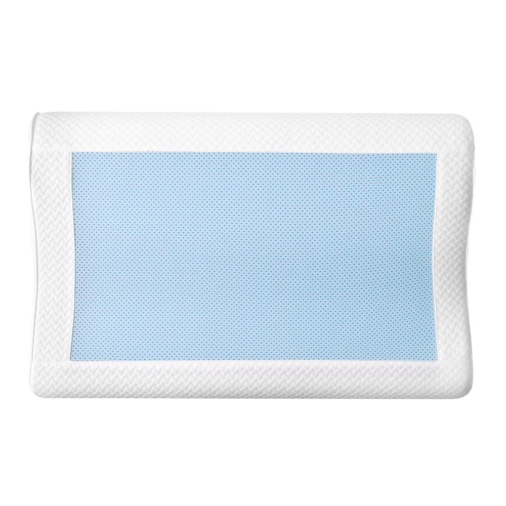 Подушка ортопедична IDEIA CoolGel анатомічна з ефектом памʼяті з наволочкою на блискавці 60х40х11/9 см (26404) - фото 8