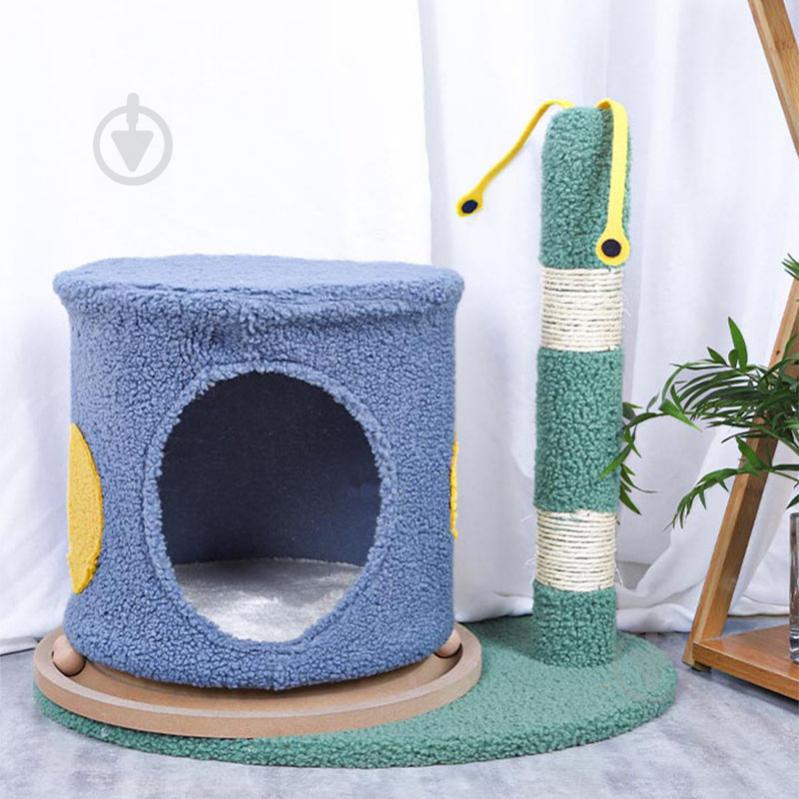 Когтеточка-домик для кота Taotaopets 044421 Улитка 50*43 см