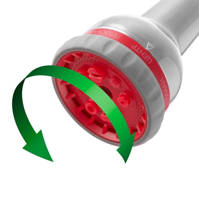 Пистолет для полива 8-ми функциональный хромированный - фото 5 Пистолет для полива 8-ми функциональный хромированный - фото 5