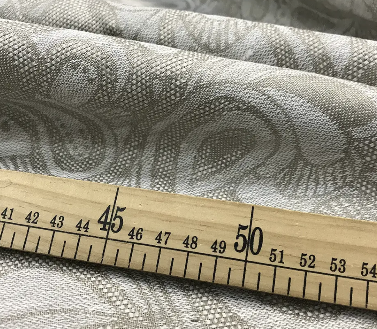 Ткань Linen Plus натуральная жаккардовая льняная с узорами 207 см Серый - фото 3 Ткань Linen Plus натуральная жаккардовая льняная с узорами 207 см Серый - фото 3