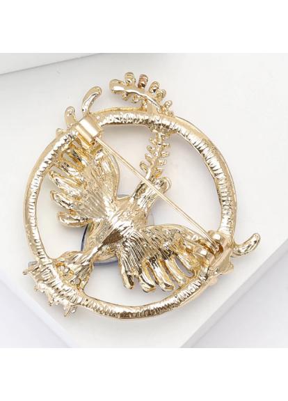 Брошка Птах Жовто-блакитний (98933389) - фото 2 Брошка Птах Жовто-блакитний (98933389) - фото 2