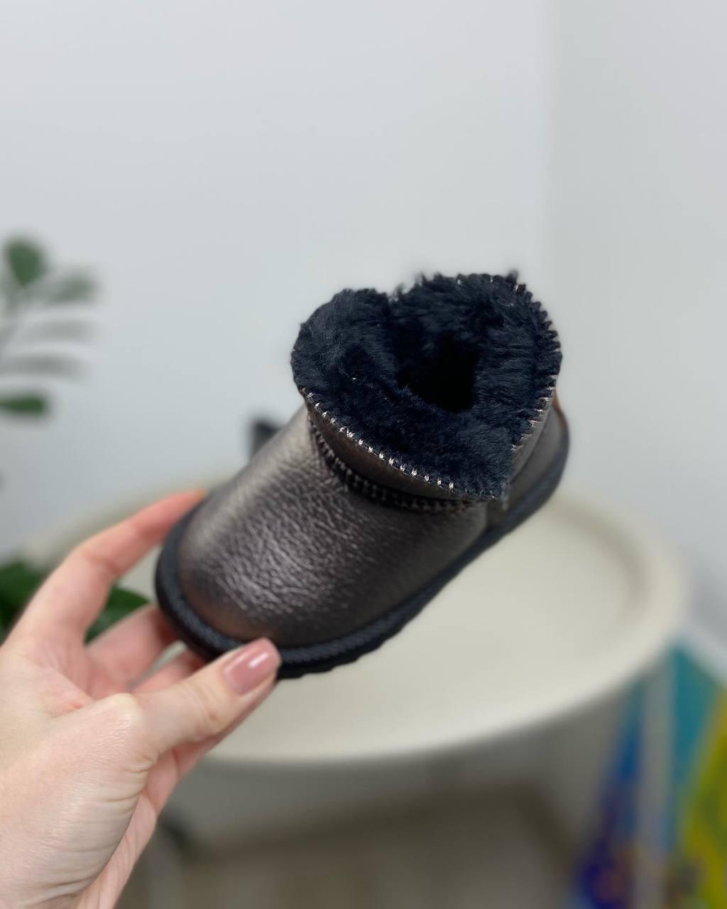 Сапоги детские зимние Угги р. 21 Бронзовый (1153) - фото 7