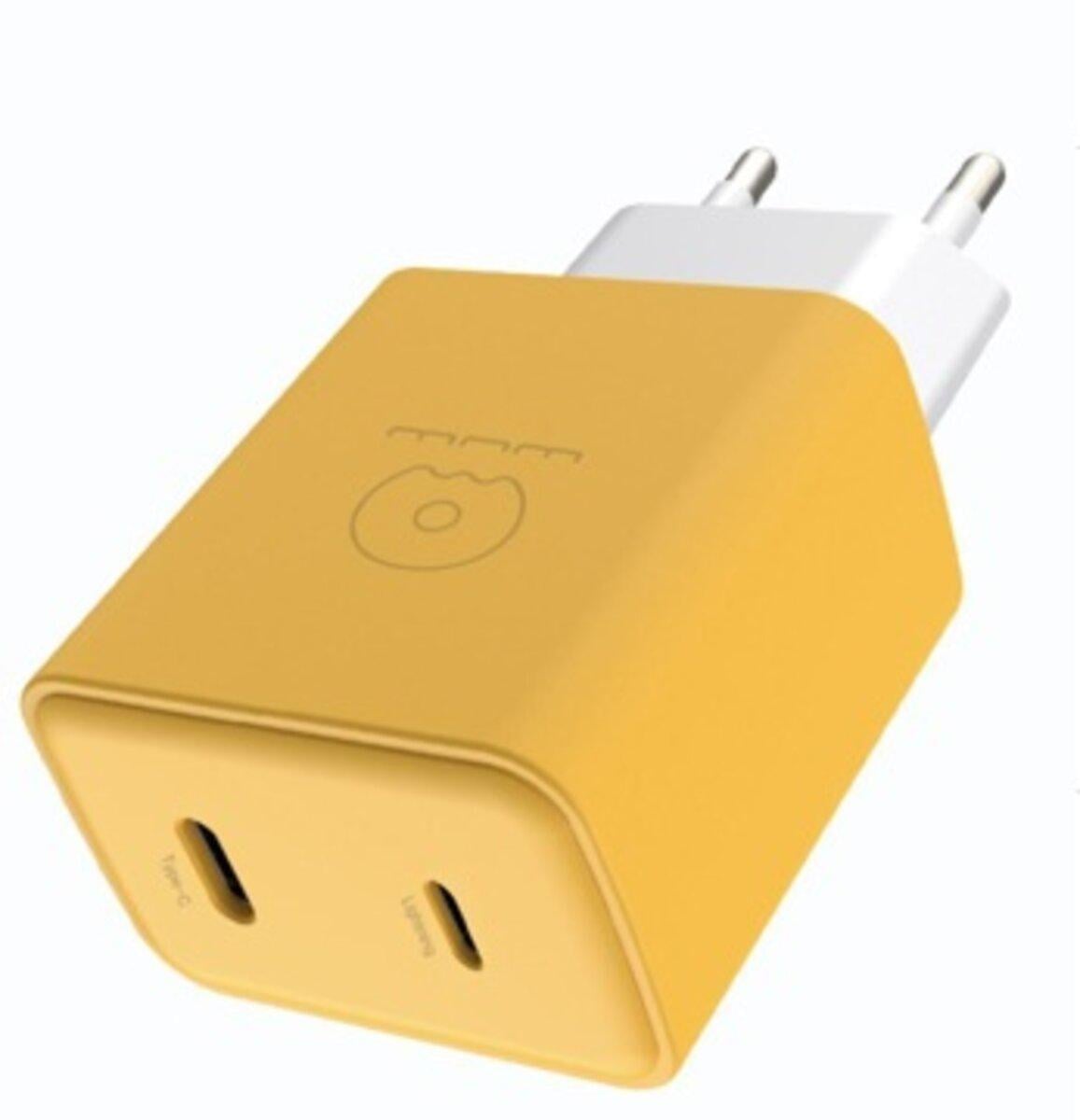 Зарядное устройство WUW C189 PD 20W Charger 2xType-C 3A Yellow (C189YW) Зарядное устройство WUW C189 PD 20W Charger 2xType-C 3A Yellow (C189YW)