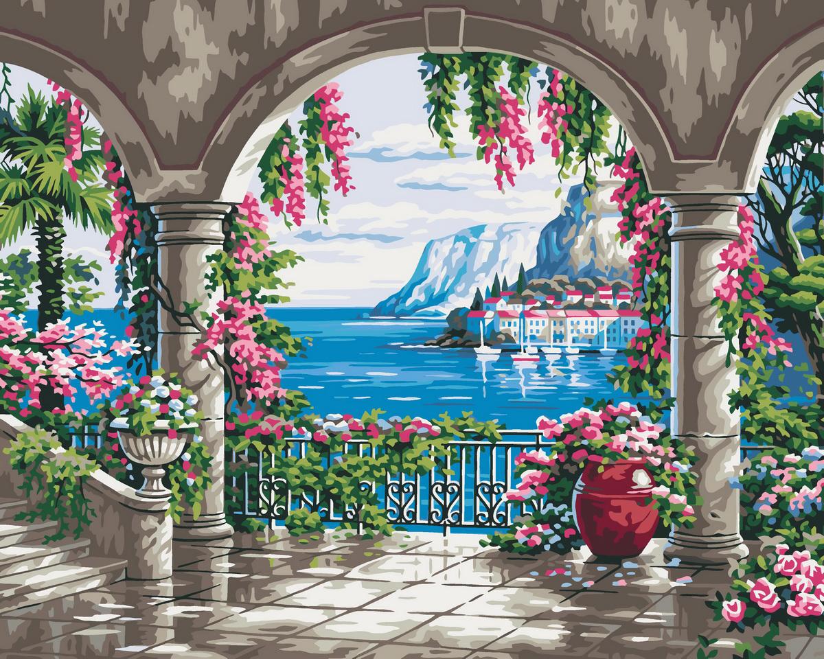 Картина за номерами Ідейка "Райське місце" 40х50 см (KH2235)