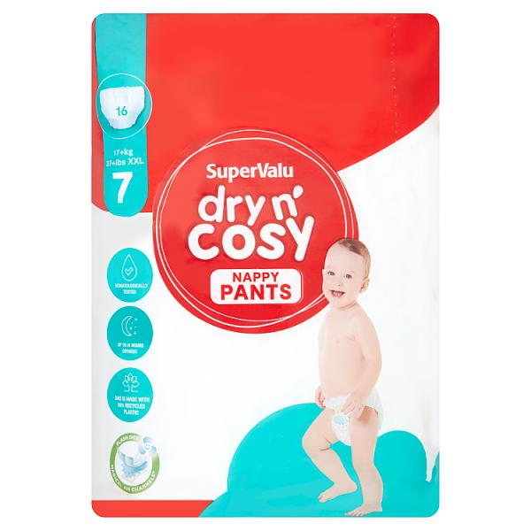 Подгузники-трусики Supervalu Dry n\'cosy 7 17+ кг 16 шт. - фото 1