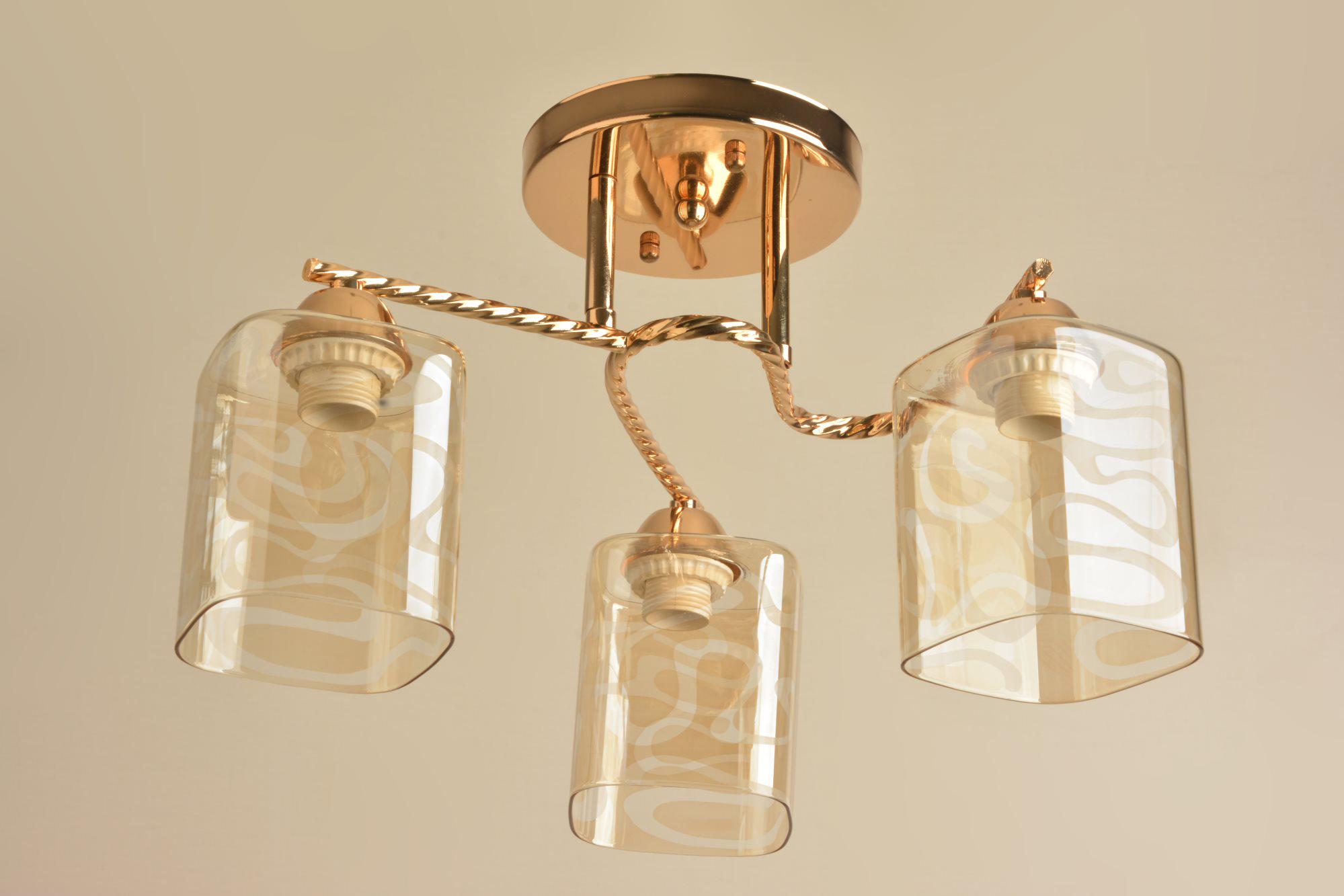 Люстра потолочная Sirius Л 8123/3А FG на 3 плафона