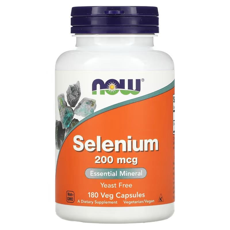 Селен Now Foods Selenium 200 мкг 180 капсул (1007937309)