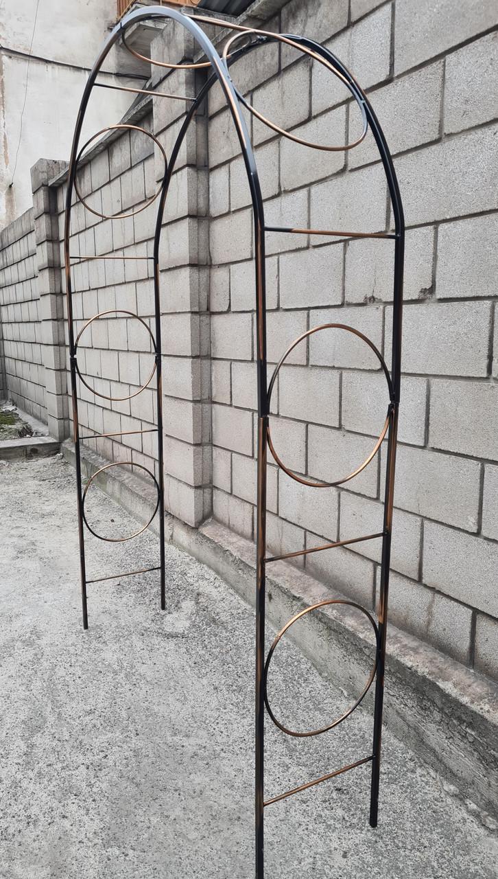 Арка садова кована з металу 2,25х2 м (25442192) - фото 4