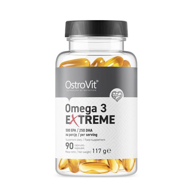 Рыбий жир OstroVit Omega 3 Extreme 90 капс. (22099-01) - фото 1