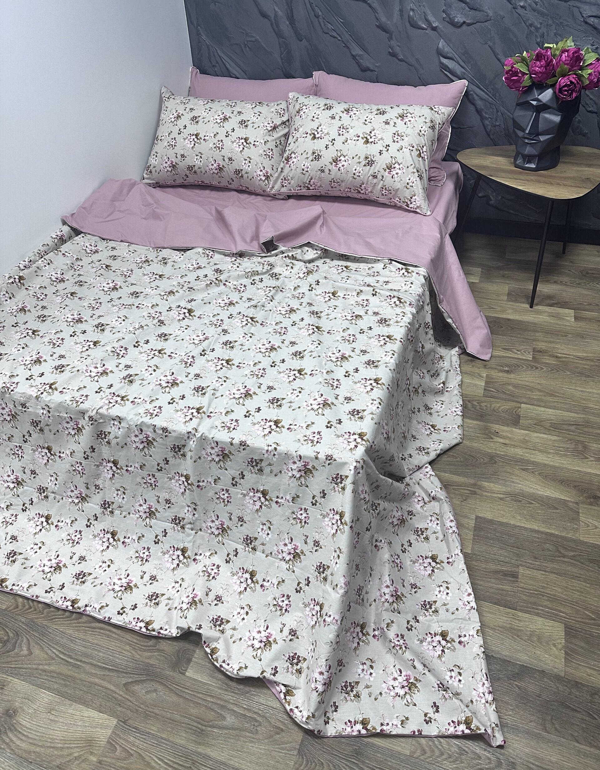 Комплект постільної білизни Comfort Home Rose flowers сімейний Комплект постільної білизни Comfort Home Rose flowers сімейний
