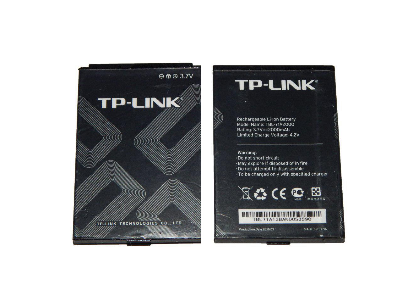 Аккумулятор для TP-Link Neffos TBL-71A2000 TL-TR861 M7200 WI-FI Роутер 2000 mAh 3,7V (000000063) - фото 2