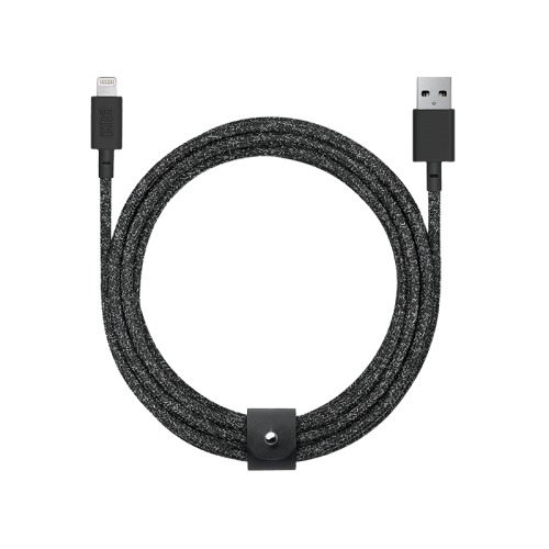 Кабель синхронизации Native Union Belt 3m Cable XL Lightning, Cosmos Black (BELT-L-CS-BLK-3-NP)