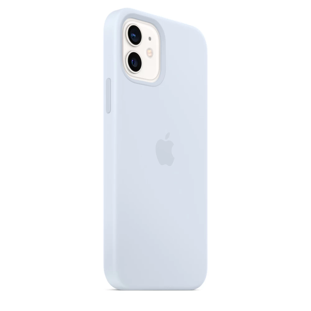 Силиконовый Чехол Накладка Silicone Case для iPhone 12/12 Pro Mist Blue Силиконовый Чехол Накладка Silicone Case для iPhone 12/12 Pro Mist Blue