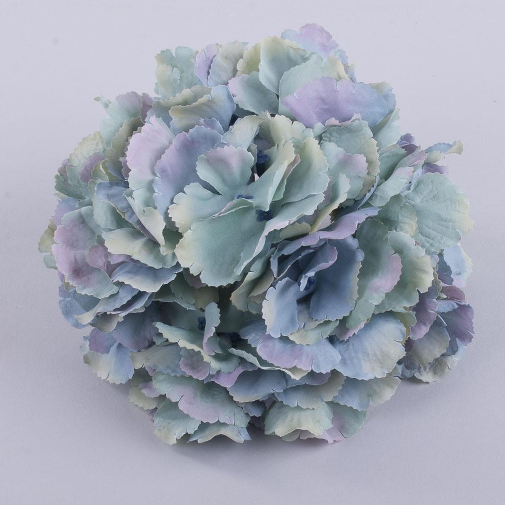 Цветок искусственный Головка гортензии гигант Голубой (B20B25V25)