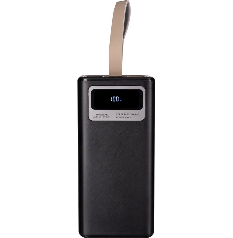 Повербанк Gelius Wide GP-PB308 40000 mAh QC+PD 22,5W/Led Black (2635752269)