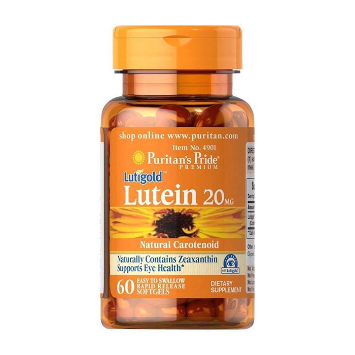 Лютеїн Puritan's Pride Lutein 20 мг 60 капс. (07199-01)