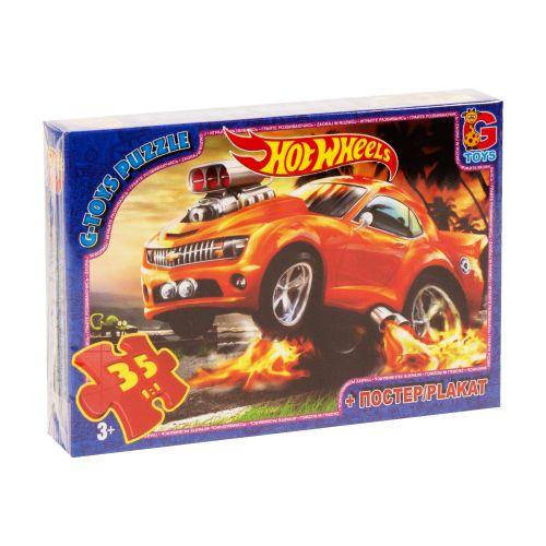 Пазлы Hot Wheels 35 элементов и плакат (2987454821)