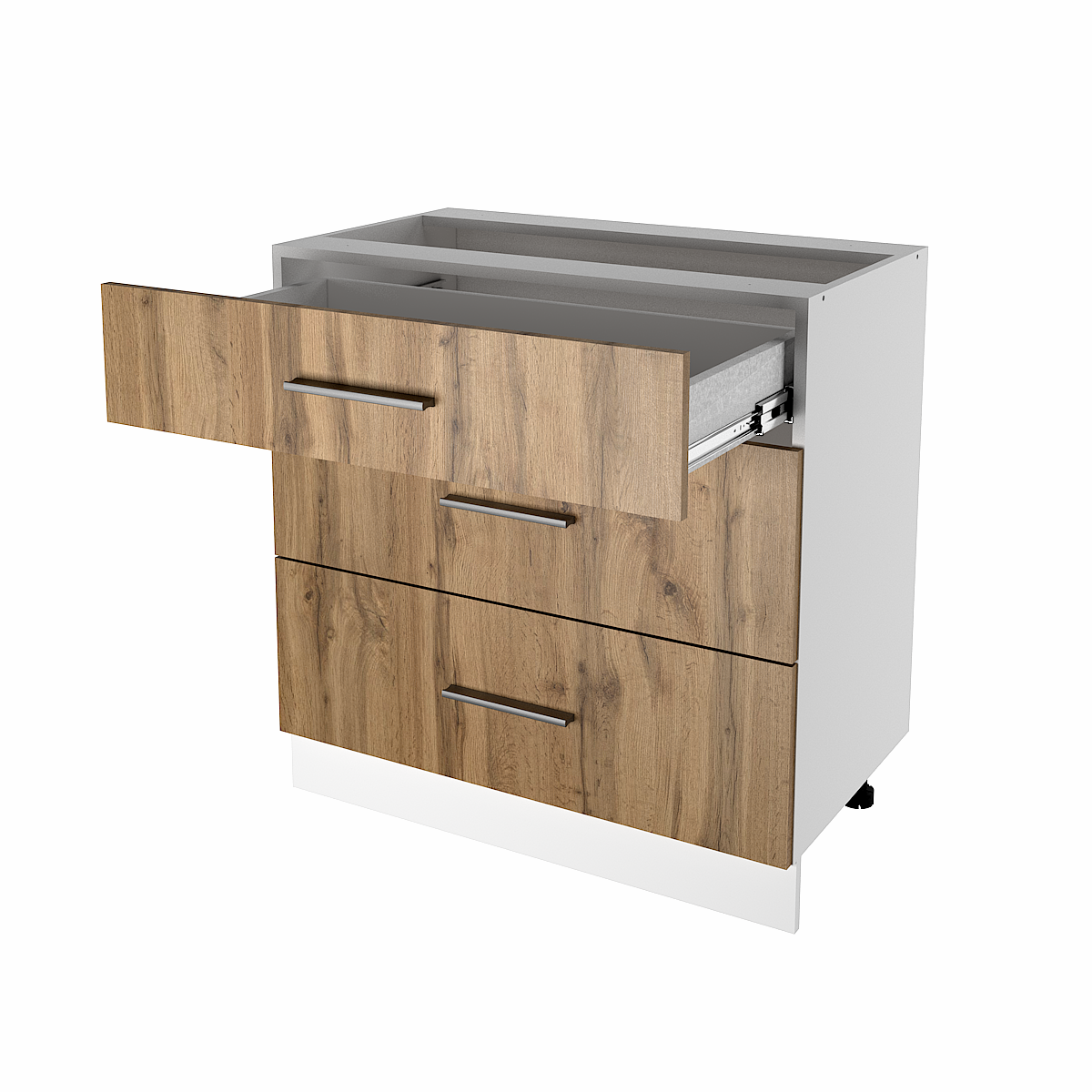 Тумба кухонна Н-10 на 3 шухляди 800 мм - фото 2 Тумба кухонна Н-10 на 3 шухляди 800 мм - фото 2