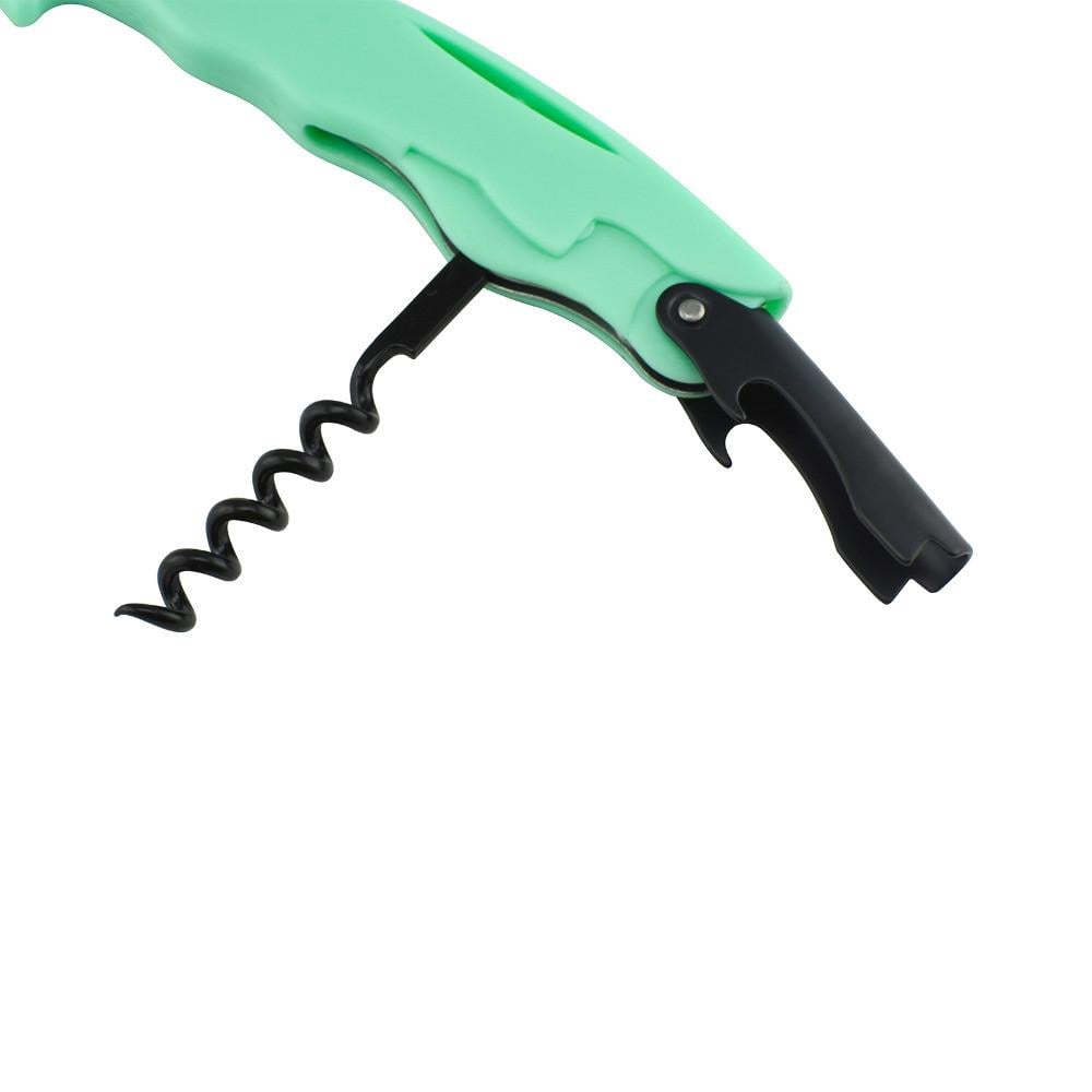 Штопор сомельє для відкривання пробок Fissman 14x3,5 см із нержавіючої сталі Блакитний (PR-7417.1.WT) - фото 2 Штопор сомельє для відкривання пробок Fissman 14x3,5 см із нержавіючої сталі Блакитний (PR-7417.1.WT) - фото 2