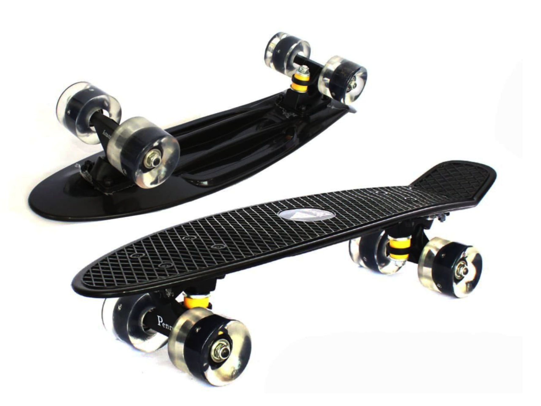 Скейтборд 696 Toys Penny Board Maraton з колесами які світяться 55 см Чорний (08808-2) - фото 6