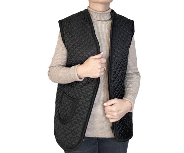 Жилет стеганный Вырез р. 54 Черный (30379012)