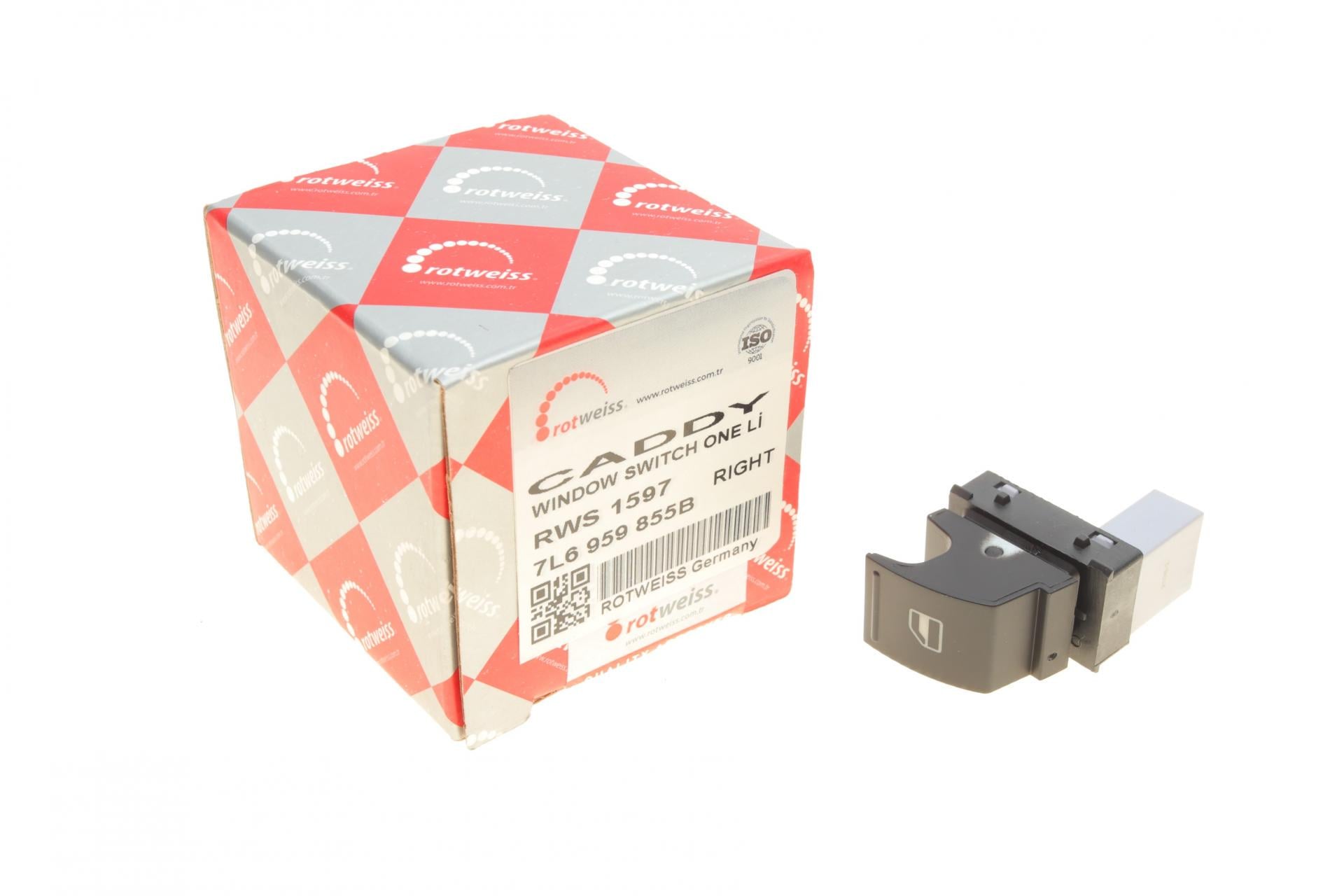 Кнопка стеклоподъемника ROTWEISS R VW Caddy 03- - (RWS1597)