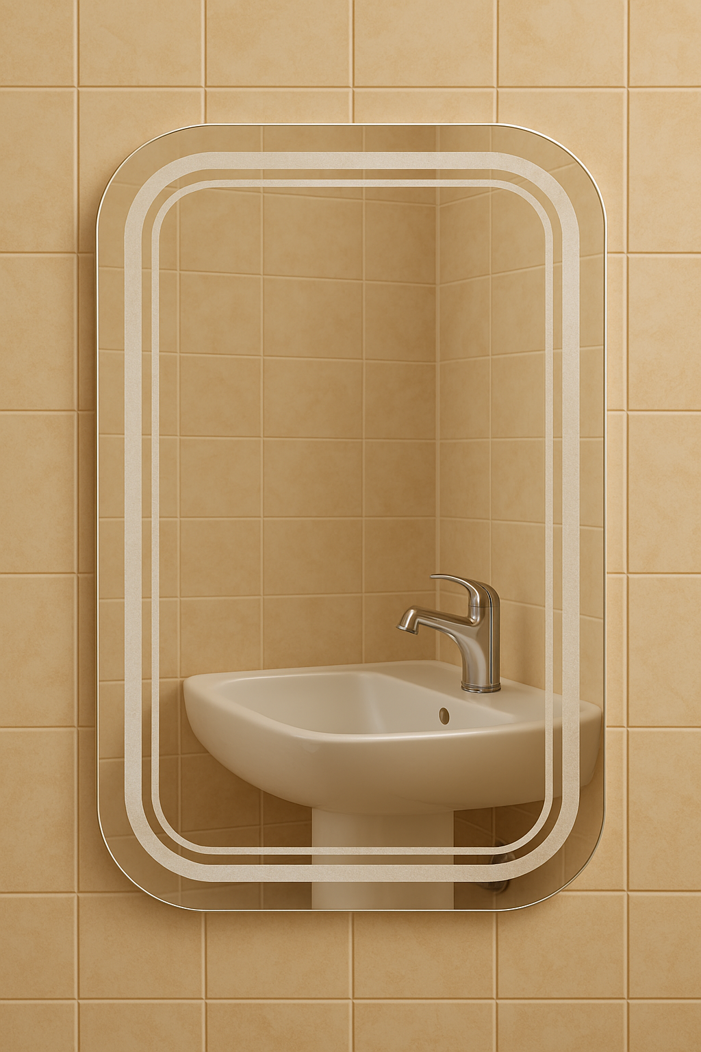 Зеркало в ванную MPS-2 без подсветки 80х60 см