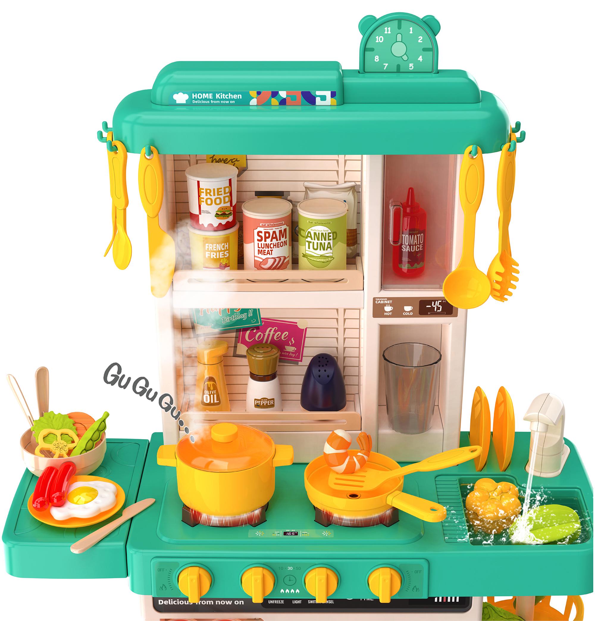 Кухня дитяча Lolly Kids LK224 78 см та ефекти та 50 аксесуари (9794) - фото 2 Кухня дитяча Lolly Kids LK224 78 см та ефекти та 50 аксесуари (9794) - фото 2