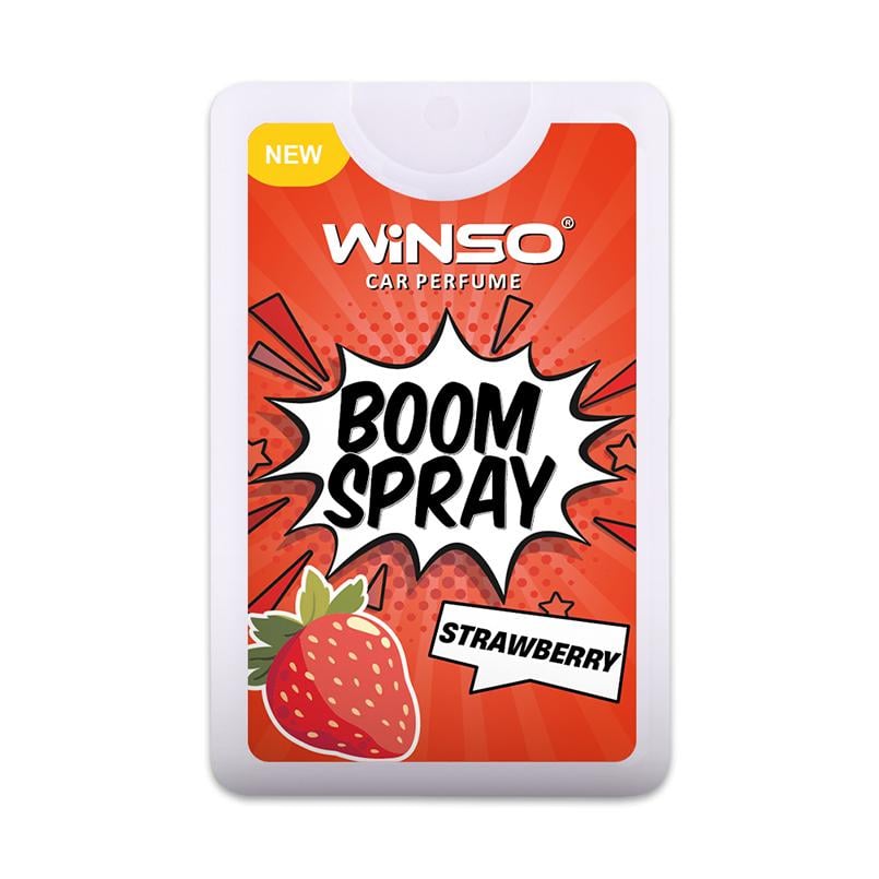 Ароматизатор WINSO BOOM Spray Strawberry спрей 18 мл (992190)