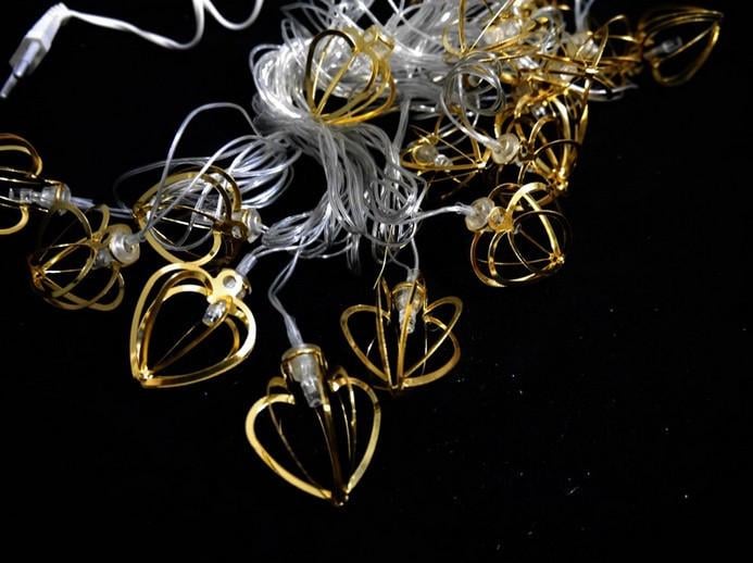 Гирлянда 10 Led сердечка на батарейках 2 м Теплый свет (330242-Нов) - фото 2 Гирлянда 10 Led сердечка на батарейках 2 м Теплый свет (330242-Нов) - фото 2