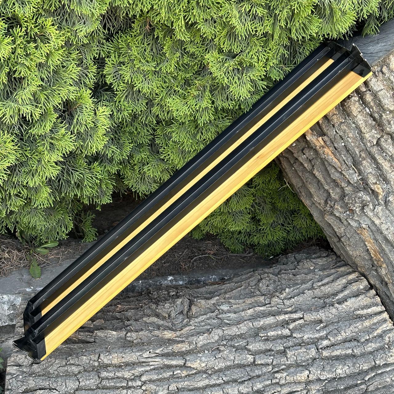 Полеп передняя Metalzavod для мангала Прометей на 12 шампуров светлое дерево 20,95х84,1х6,85 см (STL-MDR12-LT) - фото 3