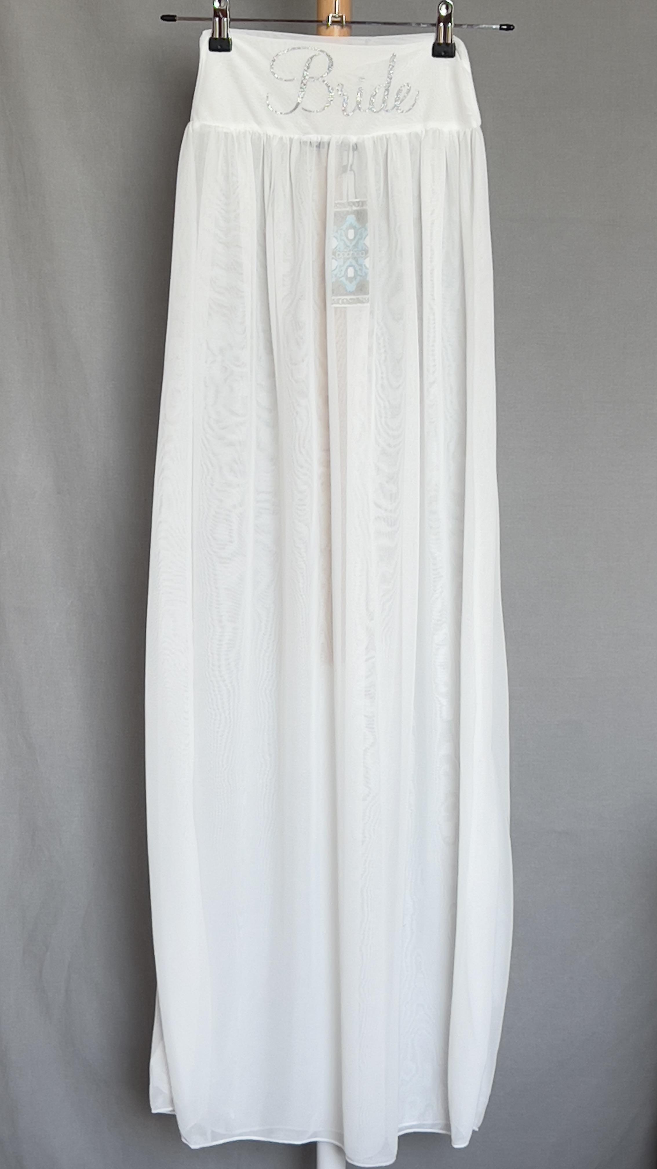 Спідниця пляжна для дівич-вечору Boohoo M Білий/Прозорий (1844038) - фото 2 Спідниця пляжна для дівич-вечору Boohoo M Білий/Прозорий (1844038) - фото 2