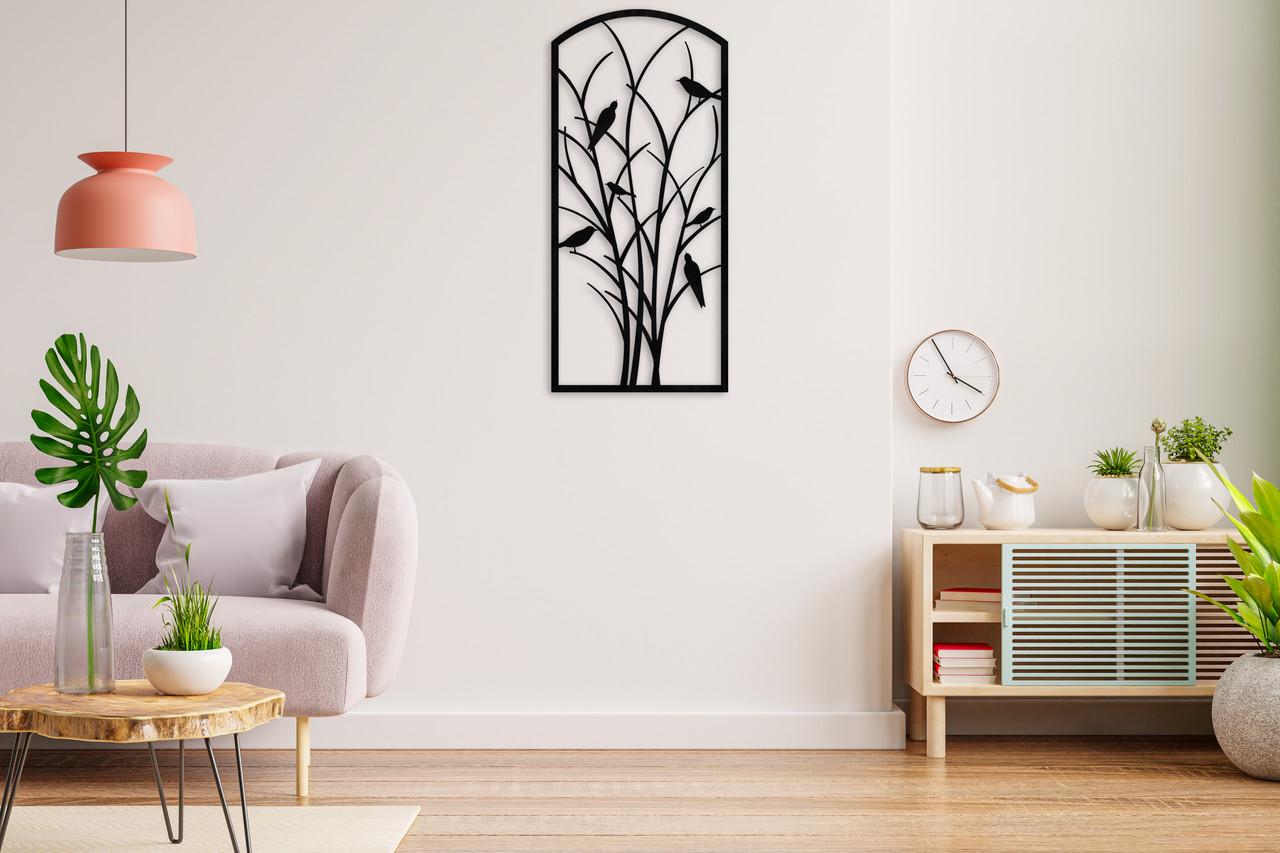 Декоративное панно на стену Upwood Decor Branches 20 90х41,7 см Black (1575866536)