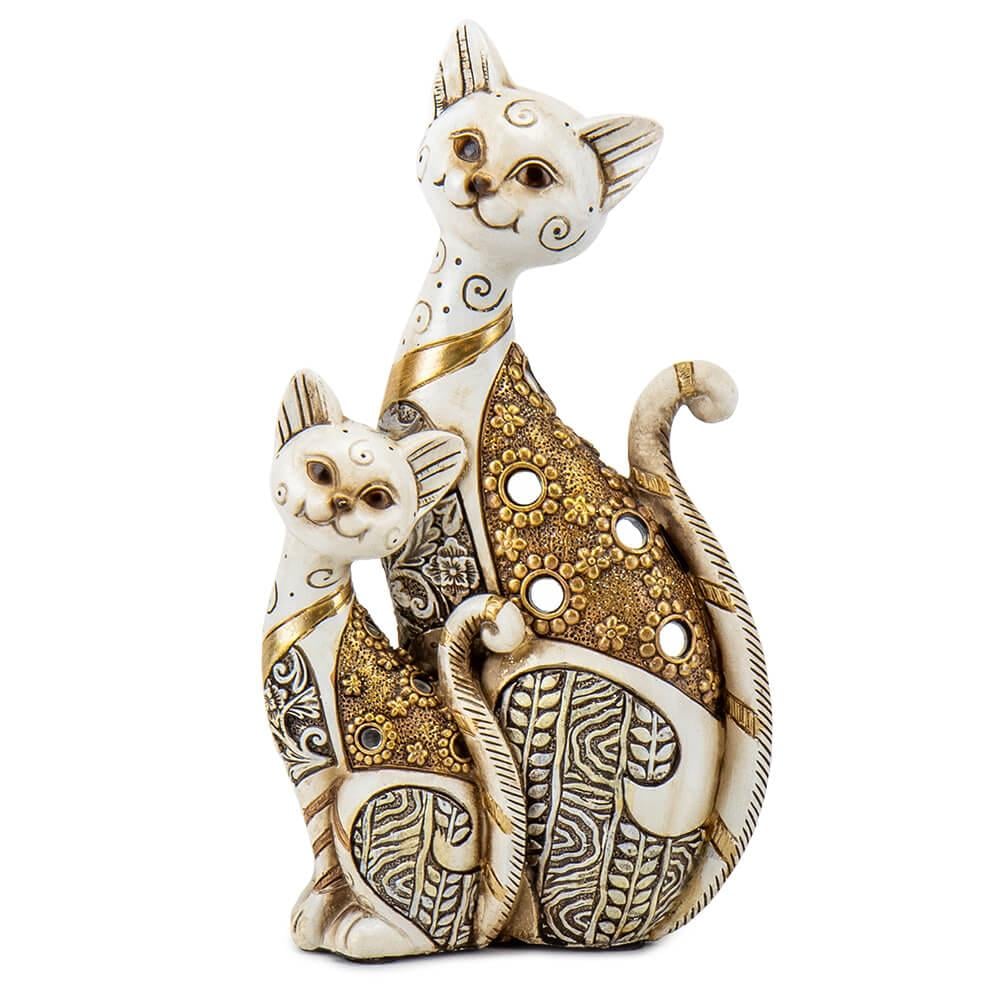 Статуэтка Elisey Кошка с котенком 27 см Белый (99-81-8933-020)